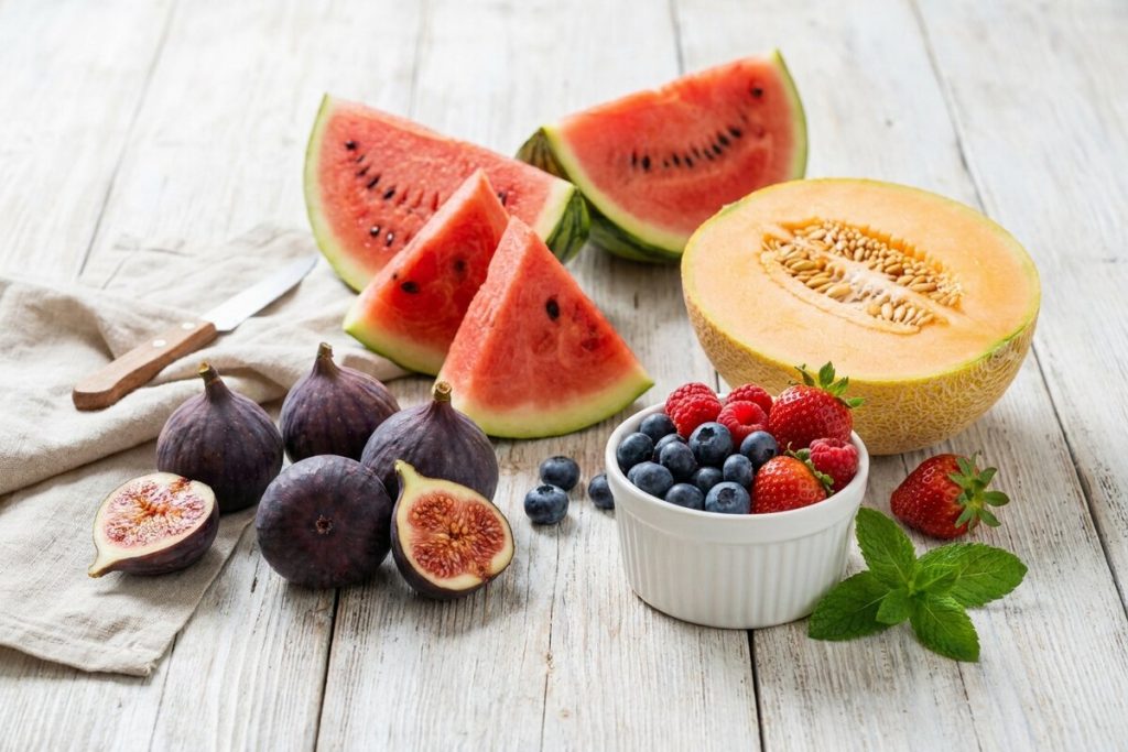 Fruits d'été et keto : pastèque, melon, figues, lesquels ?